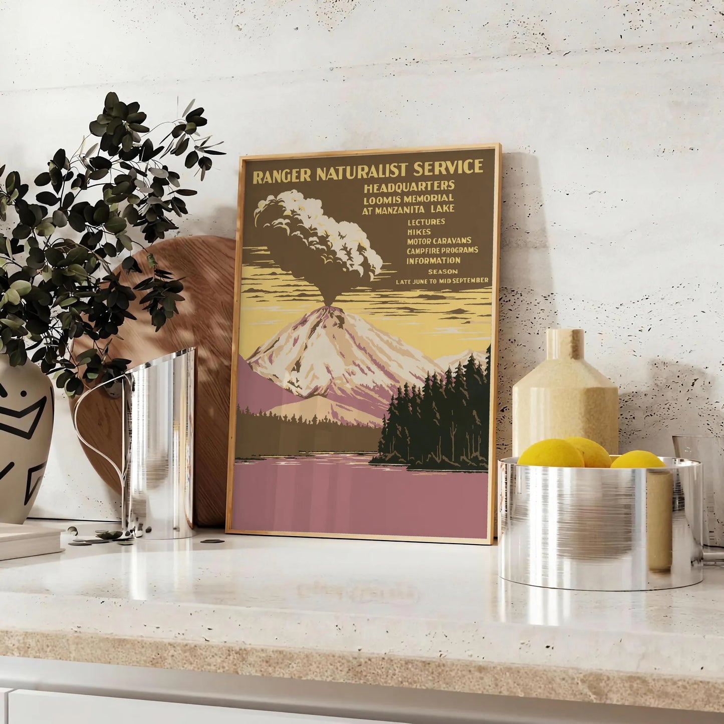 beauty national parks gray black travel poster wall art artwork touch wanderlust space unique gift nature lovers unframed options style