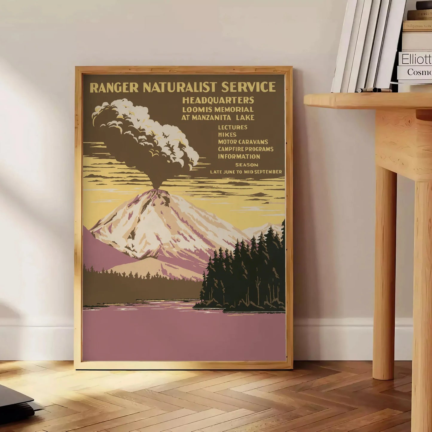 beauty national parks gray black travel poster wall art artwork touch wanderlust space unique gift nature lovers unframed options style