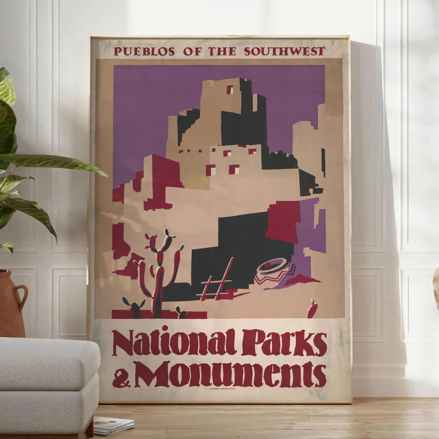 beauty national parks stunning travel poster vibrant greens earthy browns wall art print ideal gift nature lovers adventure seekers unframed options