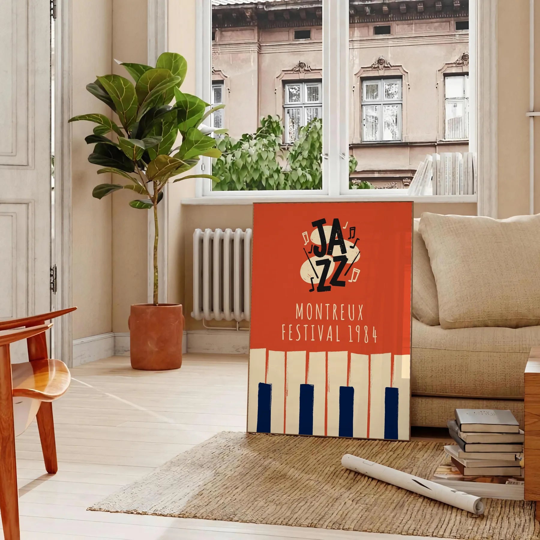 space captivating Jazz Festival Music Art Poster stunning black green palette perfect wall lovers gift artwork rhythm room alone print