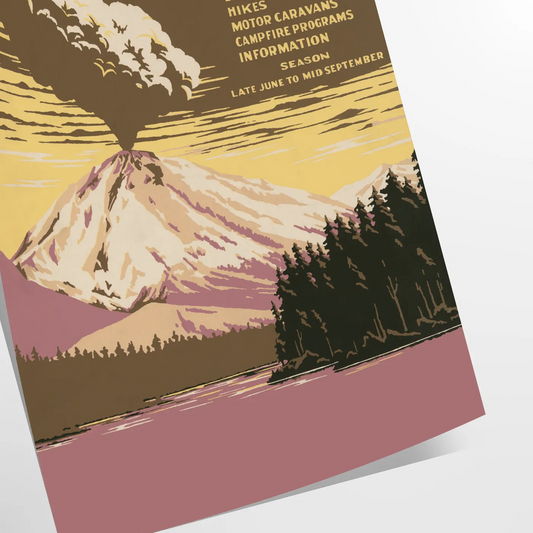 beauty national parks gray black travel poster wall art artwork touch wanderlust space unique gift nature lovers unframed options style