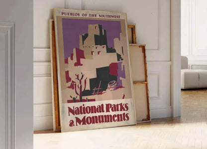 beauty national parks stunning travel poster vibrant greens earthy browns wall art print ideal gift nature lovers adventure seekers unframed options